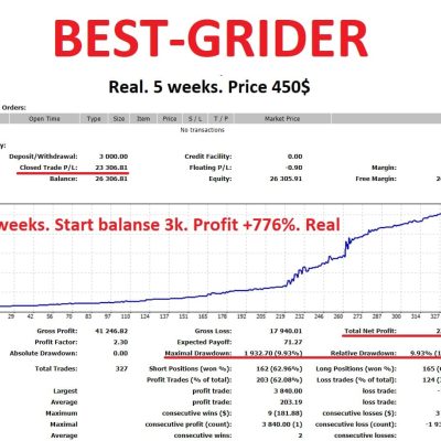 BEST-GRIDER EA V1.30 Unlimited MT4