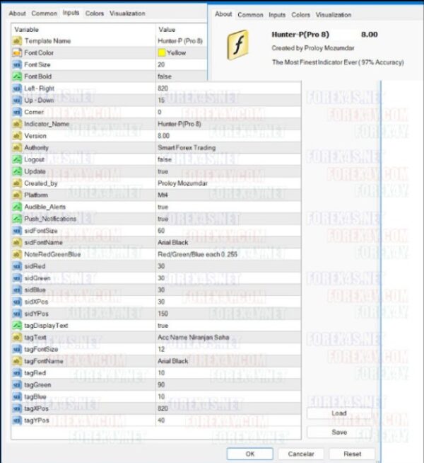 HUNTER-P PRO 8 v8.0 (No Repaint) - ForexStoreEA.Com