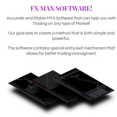 FX MAX SCALPER MT4 TRADING SOFTWARE