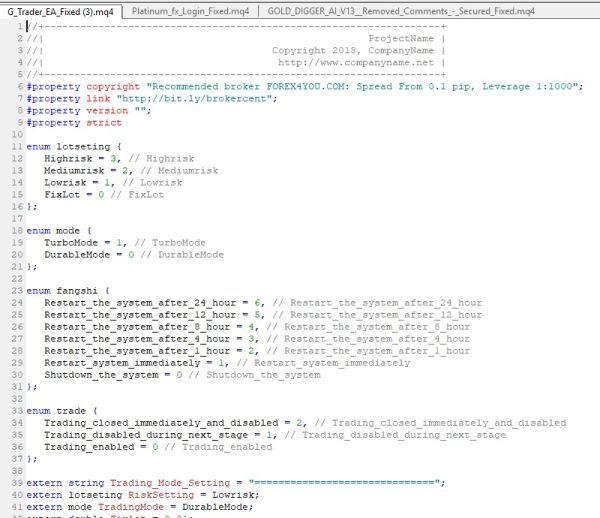 BOT 8 G TRADER EA MQ4 SOURCE CODE