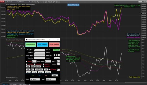 Spread Trading Tools-Futures Trading Spread Tools V4 for NinjaTrader8