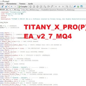 TITANY X PROP EA v2.7 SOURCE CODE MQ4
