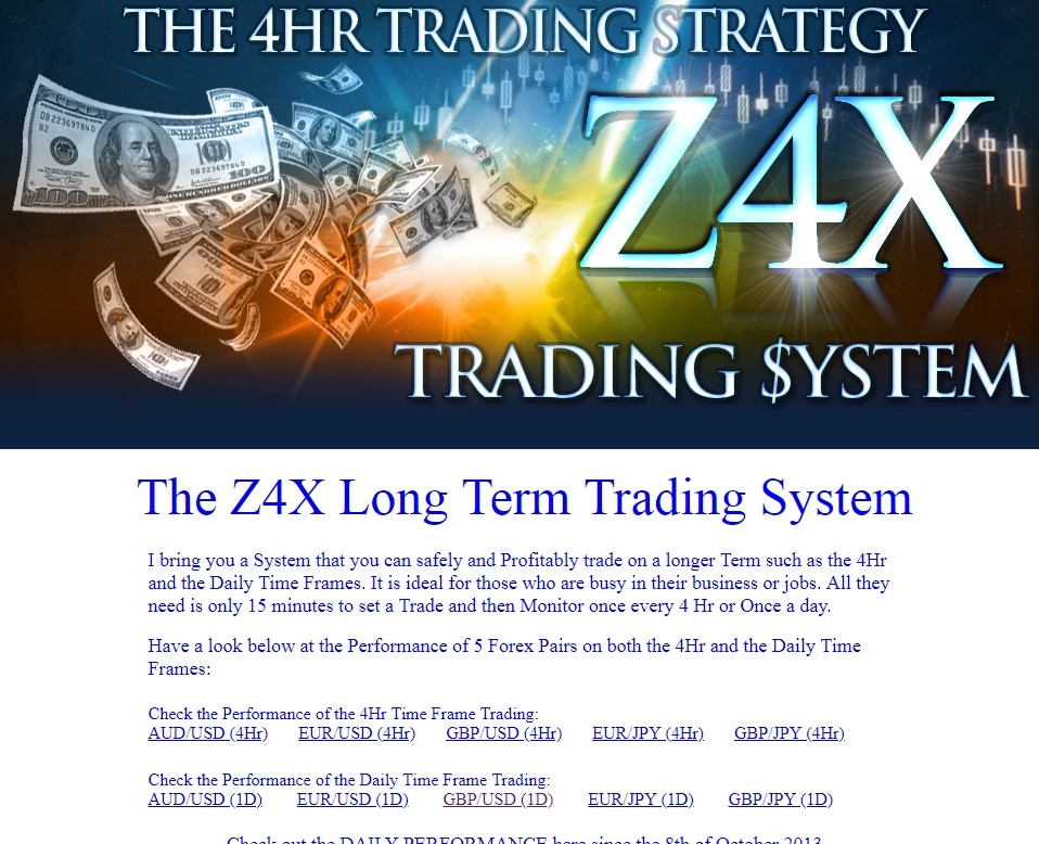 Z4X Long Term Trading System