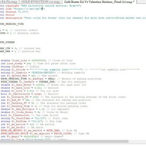 Gold Buster EA MT4 V2.0 MQ4 SOURCE CODE