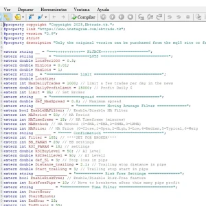 HiJack V2.8 MQ4 SOURCE CODE