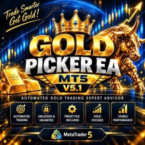 Gold Picker EA v5.1 MT5 – Gold Trading Expert Advisor
